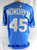 2025 Kansas City Royals David Noworyta #45 Game Issued Powder Blue Jersey 44 714