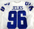 2020 Dallas Cowboys Jalen Jelks #96 Game Issued White Jersey 44 845