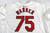 2024 St. Louis Cardinals Ron Pop Warner #75 Game Issued P Used White Jersey 5