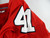 2023 Texas Tech Red Raiders #41 Game Used Red Jersey Throwback Football 46 694