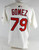 2025 St. Louis Cardinals Michael Gomez #79 Game Issued White Jersey 46 537