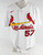 St. Louis Cardinals Zack Thompson #57 Authentic Signed White Jersey 48 545