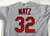 2023 St. Louis Cardinals Steven Matz #32 Game Issued Sign Grey Jersey Sutter P 8