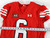 2023 Texas Tech Red Raiders #6 Game Used Red Jersey Throwback Football  44 705