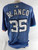 2025 Washington Nationals Henry Blanco #35 Game Issued Blue Jersey City Conn 9
