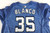 2025 Washington Nationals Henry Blanco #35 Game Issued Blue Jersey City Conn 9