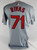 2024 St. Louis Cardinals Jeremy Rivas #71 Game Issued Pos Used Grey Jersey 42 9