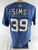 2025 Washington Nationals Lucas Sims #39 Game Issued P Used Blue Jersey City 4