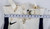 2000s Utah State Aggies Game Issued White Football Pants Size M DP110261