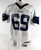 2025 Dallas Cowboys Ajani Cornelius #69 Game Used White Practice Jersey 60 431