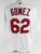 St. Louis Cardinals Gomez #62 Authentic White Jersey 48 558