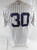 2017 New York Yankees Clint Frazier #30 Game Used White Jersey Stars Stripes 46 5
