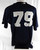 2010 New York Yankees Jon Weber #79 Game Used Navy Jersey BP ST 46 920