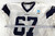 2025 Dallas Cowboys Brock Hoffman #67 Game Used White Practice Jersey 58 454