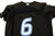 2004-06 Toronto Blue Jays #6 Game Used Black Jersey Spring Training NP Rem 46 87