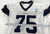 2025 Dallas Cowboys Hakeem Adeniji #75 Game Used White Practice Jersey 58 434