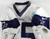 2025 Dallas Cowboys Hakeem Adeniji #75 Game Used White Practice Jersey 58 434
