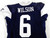 2025 Dallas Cowboys Donovan Wilson #6 Game Used Navy Practice Jersey 48 462