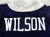 2025 Dallas Cowboys Donovan Wilson #6 Game Used Navy Practice Jersey 48 462