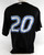2004-06 Toronto Blue Jays #20 Game Used Black Jersey Spring Training NP Rem 48 1