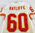 1997 Kansas City Chiefs Ratliffe #60 Game Issued White Jersey 48 005