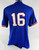 2025 Kansas Jayhawks #16 Game Used Blue Jersey Baseball 46 607