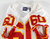 1997 Kansas City Chiefs #60 Game Issued Pos Used White Jersey NP Rem 46 006