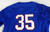 2025 Kansas Jayhawks #35 Game Used Blue Jersey Baseball 50 611