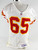 1997 Kansas City Chiefs Jeff Smith #65 Game Issued White Jersey 46 009
