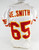 1997 Kansas City Chiefs Jeff Smith #65 Game Issued White Jersey 46 009
