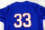 2025 Kansas Jayhawks #33 Game Used Blue Jersey Baseball 46 616