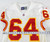 1997 Kansas City Chiefs Ralph Tamm #64 Game Issued White Jersey 46 010
