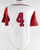 2025 Kansas Jayhawks #4 Game Used White Jersey Buck O'Neil Patch Baseball 40 627
