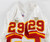 1996 Kansas City Chiefs #29 Game Issued White Jersey 42 013