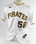 2021 Pittsburgh Pirates Carson Fulmer #56 Game Issued White Jersey 46 DP74104