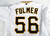 2021 Pittsburgh Pirates Carson Fulmer #56 Game Issued White Jersey 46 DP74104