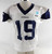 2025 Dallas Cowboys Ryan Flournoy #19 Game Used White Practice Jersey 48 438
