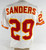 1996 Kansas City Chiefs Sanders #29 Game Issued White Jersey 40 016