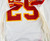 1996 Kansas City Chiefs Sanders #29 Game Issued White Jersey 40 016