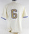 2025 Kansas Jayhawks #6 Game Used White Jersey Gold Baseball 44 649