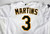 2023 Oakland Athletics Eric Martins #3 Game Used White Jersey Sal & Vida Patch 5