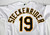 2023 Oakland Athletics Drew Steckenrider #19 Game Issued White Jersey 44 820