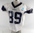 2025 Dallas Cowboys Brevyn Spann-Ford #89 Game Used White Practice Jersey 52 443