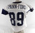 2025 Dallas Cowboys Brevyn Spann-Ford #89 Game Used White Practice Jersey 52 443