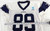 2025 Dallas Cowboys Brevyn Spann-Ford #89 Game Used White Practice Jersey 52 443