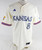 2025 Kansas Jayhawks #8 Game Used White Jersey Camo Baseball 44 640