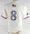 2025 Kansas Jayhawks #8 Game Used White Jersey Camo Baseball 44 640