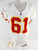 1997 Kansas City Chiefs Tim Grunhard #61 Game Issued White Jersey 46 012