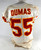 1996 Kansas City Chiefs Troy Dumas #55 Game Used White Jersey 48 037