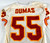 1996 Kansas City Chiefs Troy Dumas #55 Game Used White Jersey 48 037